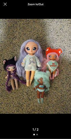 Lot of 4 Na! Na! Na! Surprise Dolls