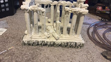 Lrg ruin theme aquarium bubble  decor
