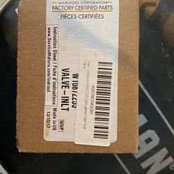 Brand New Dishwasher Inlet Valve