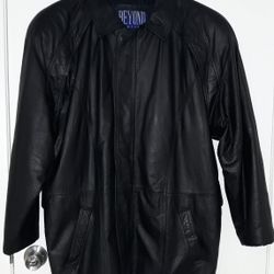 Black Leather Jacket for Men