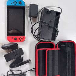 Lightly used Switch console with Screen Protector on