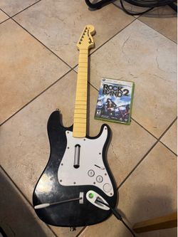 Xbox 360 rockband wired guitar