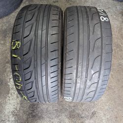 225/40R18 BRIDGESTONE POTENZA PAIR OF TIRES 