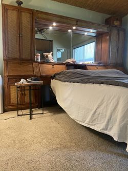 Headboard Wall Unit Bed