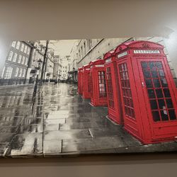 London Phone Booth Painting