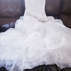 White Quinceañera Dress (size 2)