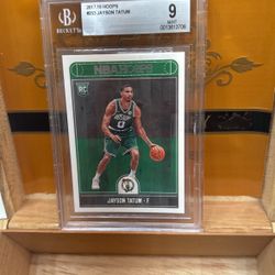 2017-18 NBA Hoops Rookie RC JAYSON TATUM #253 BGS 9 Mint Boston Celtics Super⭐️🏀🏆🔥