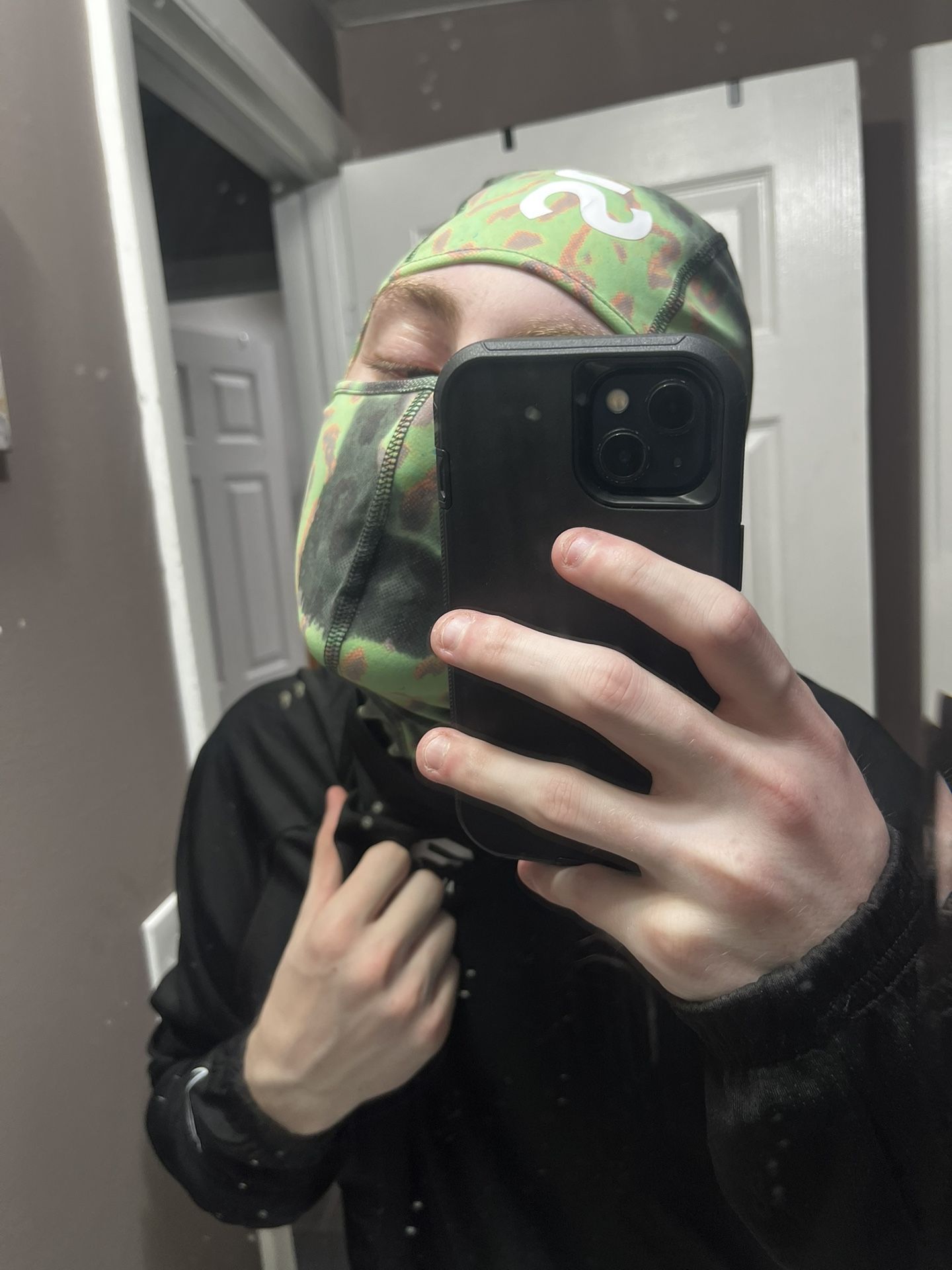 Supreme Viral Green Heat Reactive Ski Mask Balaclava Accessory