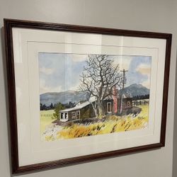 Large One-Of-A-Kind Scenic Painting (Signed)