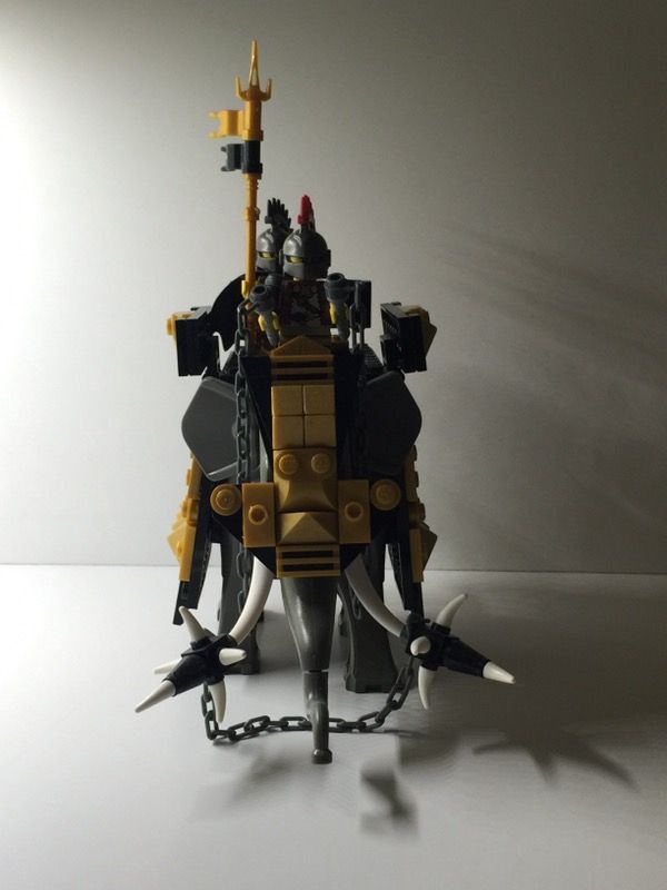 MOC LEGO War Elephant (Black)