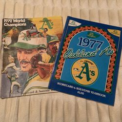 Oakland A's Souvenir Programs - Only One Left