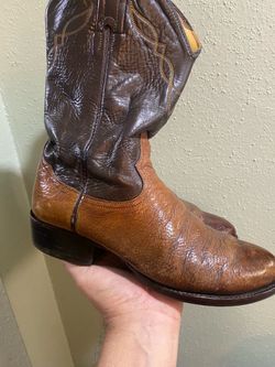 Vintage Tony Lama Made in USA Western Boots Size7.5D new sole’s