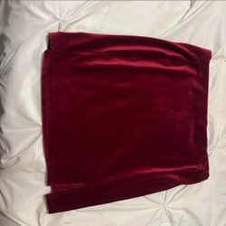 Burgundy skirt