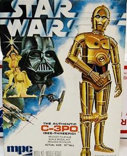 Vintage C-3PO Star Wars Collectible Model-new in bag