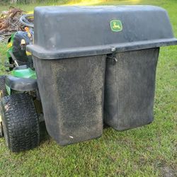 John Deere Riding Lawn Mower  Only the Bagger