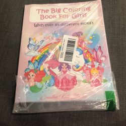 Book.  The Big Coloring Book For Girls: With over 85 different motifs