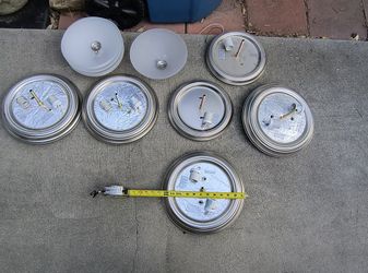 Light Brushed Nickel Flush Mount X6