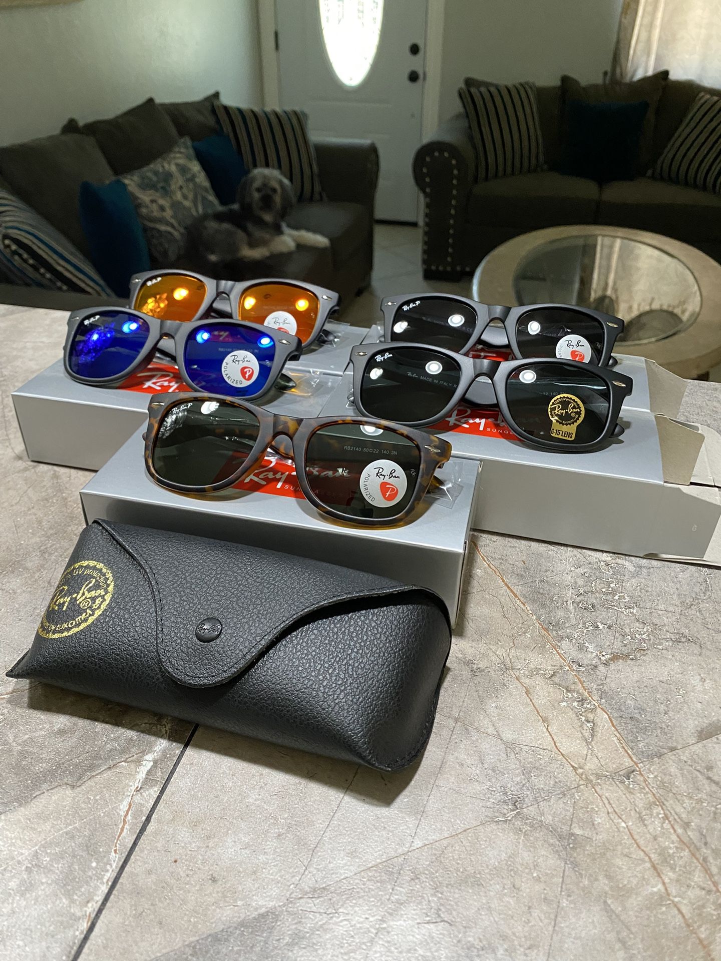 Rayban Polarized Wayfarer Sunglasses 2140