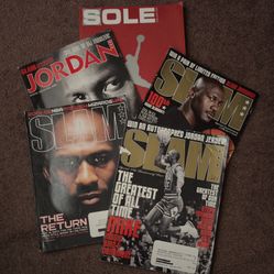 Slam Magazine Sole Collector Michael Jordan Basketball Shoes Kicks NBA