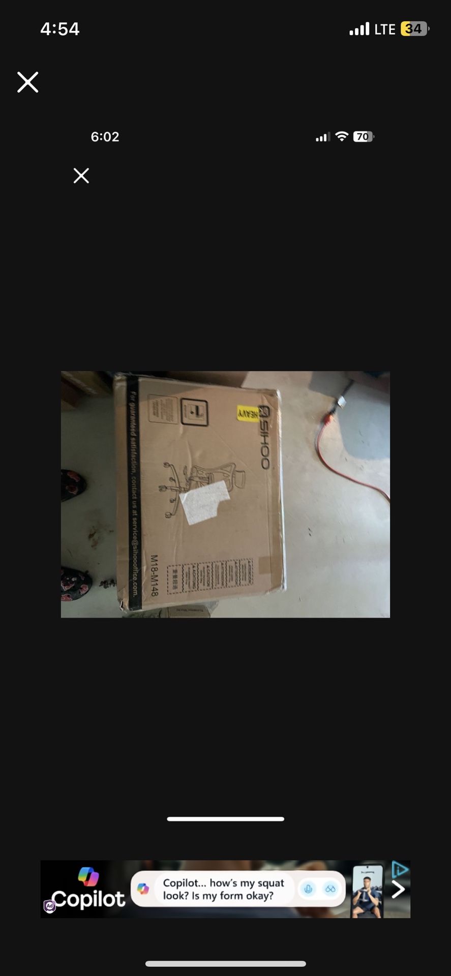 Sihoo Office Chair Adjustable Head/armrest Swivel Wheels