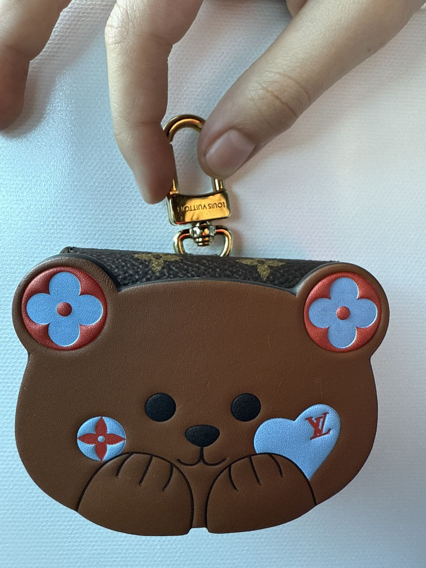 Louis Vuitton Teddy Bear Earphone Case