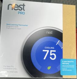 Brand New Nest Learning Thermostat 3rd Gen (Pro Version) 
