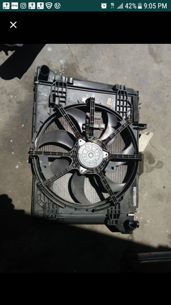 2014 sentra coolen fan and radiator