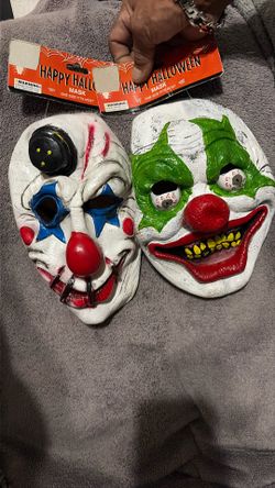Clown face mask-SOLD SEPARATELY 