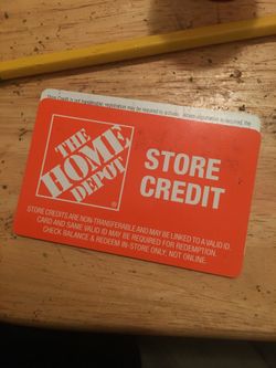 home depot store credit