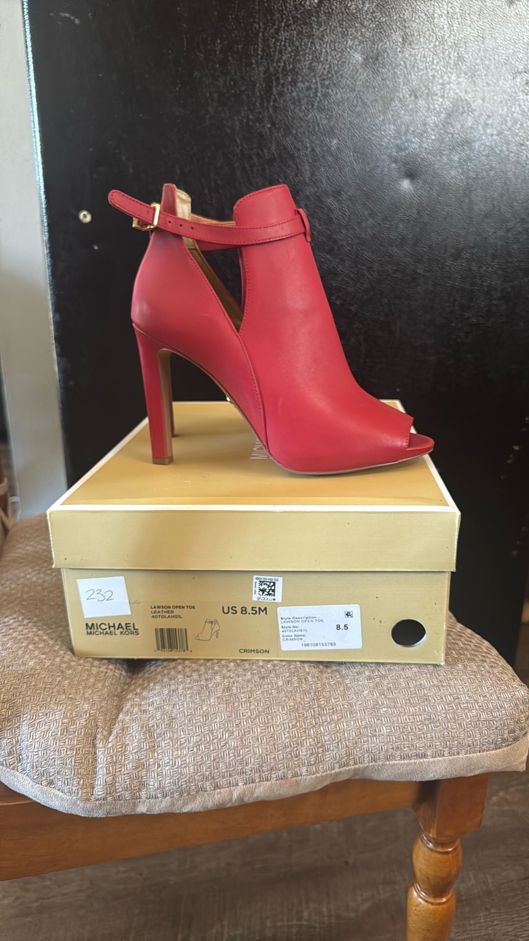 Brand New Micheal Kors Red Heels Never Used