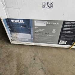 Kohler, White , Right Side Tub