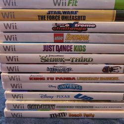 Wii Ganes 10 Each 