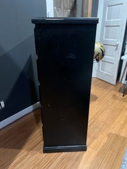 Black 6-Drawer Wood Dresser