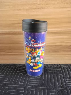 Disney Florida Mickey Mouse & Friends Insulated Travel Tumbler.