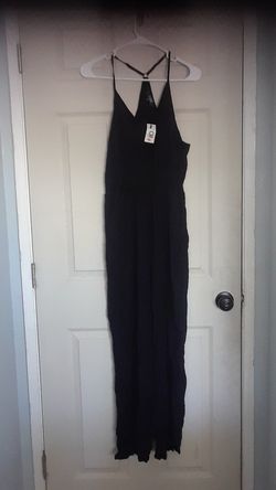 Black long romper