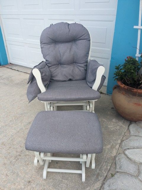 Gliding Chair and Ottoman