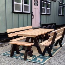Custom Build Picnic And Garden Tables. 