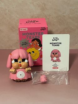 Authentic PopMart CryBaby Monster Tears Sweet Werewolf — Discontinued Set