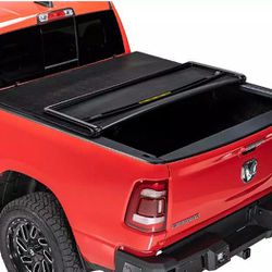 Truck bed tailgate tri folding liner chevy ford dodge