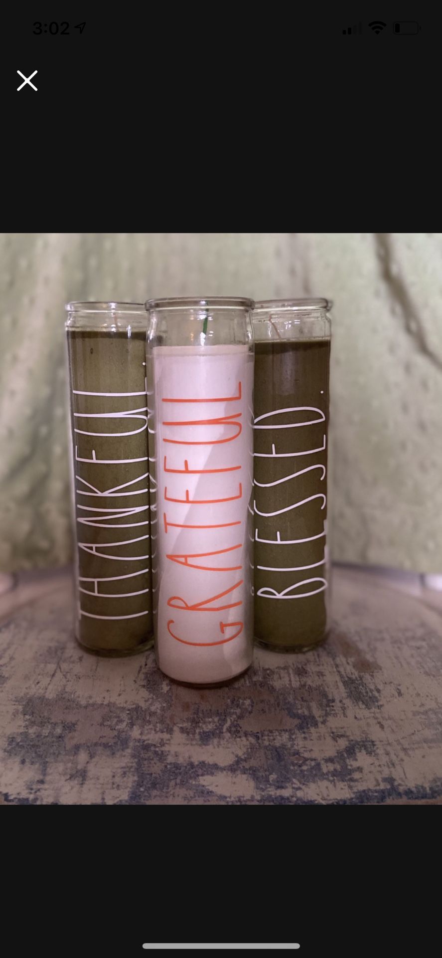 Set Of 3 Candles