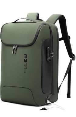 BANGE Anti-Theft Backpack,Tech Backpacks, 17 Inch Laptop Backpack with USB3.0 Charging Port, Mens Travel Backpack for Men and Women