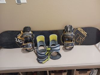Snowboard + Extra Bindings