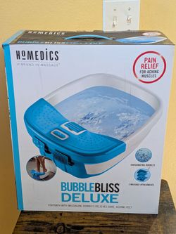 HoMedics Bubble Bliss Deluxe Foot Spa (FB-50J) – Open Box / Never Used