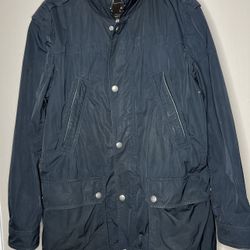 Coach Mens Waxed Polyester Parka M $450