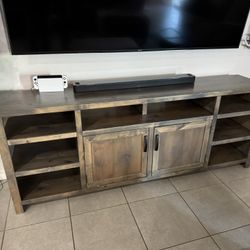 Entertainment Center - TV Stand  (Real Alder Wood)
