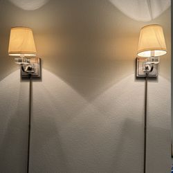 Crate&Barrel Wall Sconces Set of 2