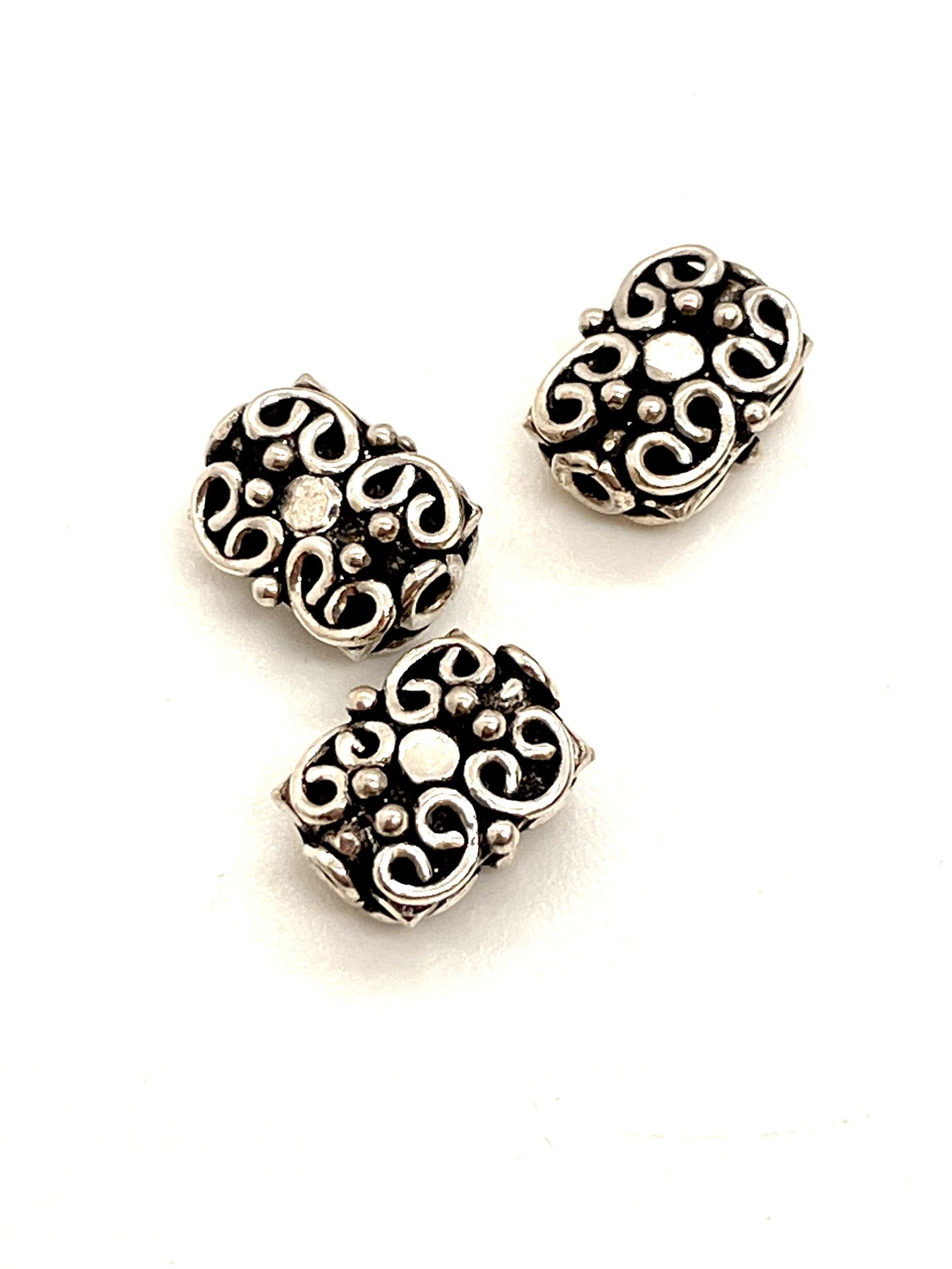 3 New Bali Style Sterling Beads