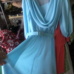 Vintage blue dress