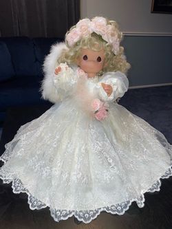 Precious Moments Large Doll With Wings 17 Inches Tall