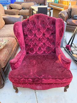 Vintage red chair